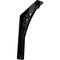 Ekena Millwork Crawley Wrought Iron Bracket, (Single center brace), Powder Coated Black 1 1/2"W x 5 1/2"D x 8"H BKTM01X05X08SCR - alternate 1